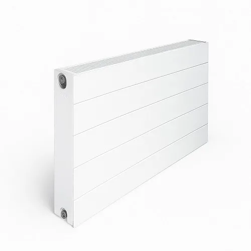 پنل رادیاتور فلت خط دار سفید سانیکا ارتفاع 55 سانت